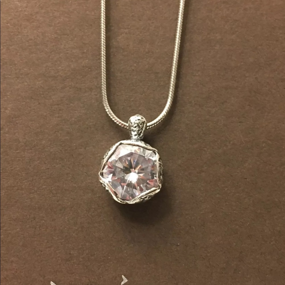 Silpada N2370 Cinema Star Cubic Zirconia Necklace - Picture 6 of 12